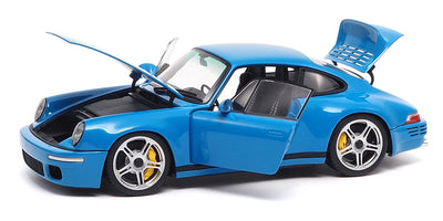 MiniChamps Almost Real Porsche 911 RUF SCR Maxico Bleu 1/18 ALM880202