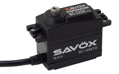 Savox Servo SC-1256TG "Black Edition" 20kg 0.15s Pignons Titane