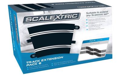 Scalextric Pack Extension 6 Courbe 22.5° (x8) C8555