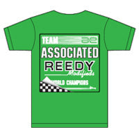 Team Associated Reedy Retro 80-luvun vihreä T-paita SP005G