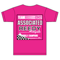 Team Associated Reedy Retro 80'S -T-paita, vaaleanpunainen SP005P
