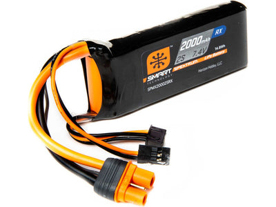 Spektrum Accu Lipo Smart 7.4v 2000mah 15C IC3