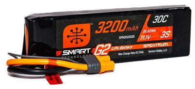 Spektrum Accu lipo Smart G2 3S 11.1v 3200mah 30C IC3