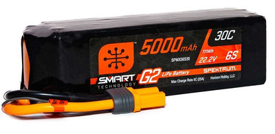 Spektrum Accu lipo Smart G2 6S 22.2v 5000mah 30C IC5