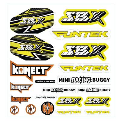 Funtek Planche stickers carrosserie SBX