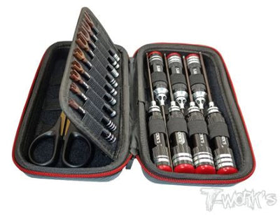 T-Work's Boite à Outils "Hardcase" Carbone (S) TT-075-A