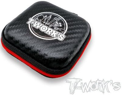 T-Work's Boite pour Bougies "Hardcase" Carbone TT-075-E