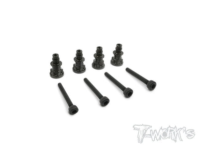 T-Work's Sabot de protection de châssis inox MBX-8 (x2) TO-220-M8