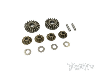 T-Work's Kit Pignons de Différentiel Acier MP10 (x2) TO-250-K