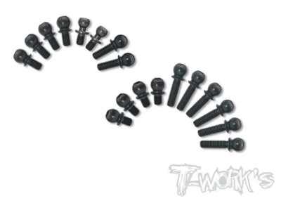 T-Work's Kit Rotules Alu 7075-T6  Xray T4 2021 TE-205-T4