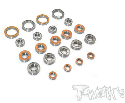 T-Work's Kit roulements 22pcs Mugen MBX8 BBS-MBX8E