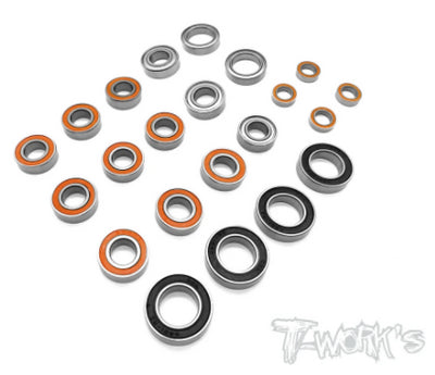 T-Work's Kit roulements 22pcs HB E819 RS BBS-E819RS