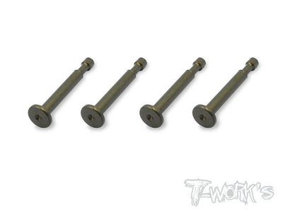 T-Work's Pins de Fixation d'Amortisseurs Aluminium (x4) MP10 TO-198K