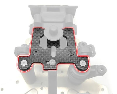 T-Work's Platine Sauve-servo Carbone XB8 TO-213-XB8