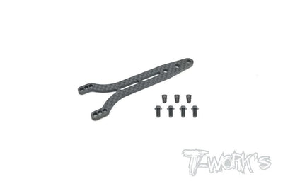 T-Work's Platine Supérieure AV Carbone MTC2 TE-203-D