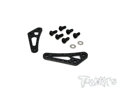 T-Work's Platines de Renforts Carbone Tamiya TC-01 (x2) TE-TC01-P