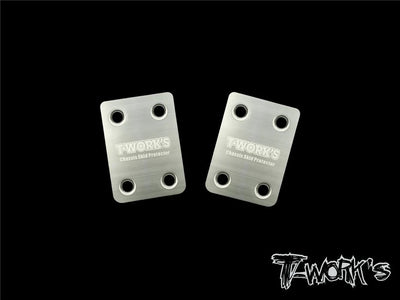 T-Work's Sabot de protection de châssis inox MBX-8 (x2) TO-220-M8