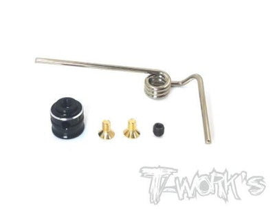 T-Work's Support d’échappement à ressort Kyosho MP9/10 TO-277K