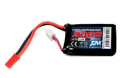 T2M Accu de reception 7.4V 2000mah T132200