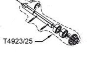 T2m Pignon attaque diff. AV T4923/116