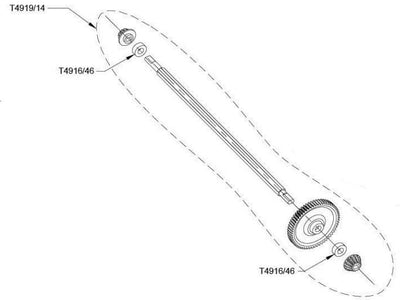 T2m Cardan central T4919/14