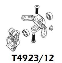 T2m Fusée + porte fusées Gauche T4923/11A