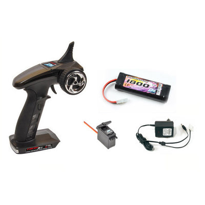 Pacchetto radio T2M Racer Batteria 3S + Nimh 1800mah + Caricatore + Servo T4618L