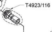 T2m Pignon moteur 20T T4923/35