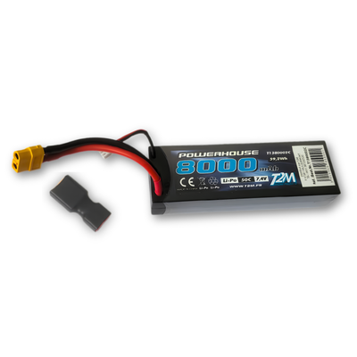 Bateria T2M Li-Po 7,4 V 2S 8000 mAH 50C Dean/XT60 T1380002C
