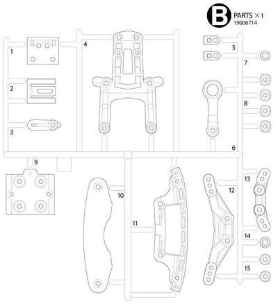 Tamiya Grappe B M08 9006714