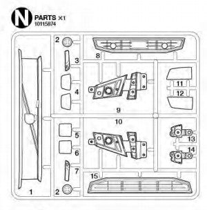 Tamiya Grappe N Volvo FH16 0115874