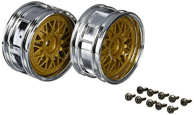 TAMIYA Jantes BBS Chrome/Or 26mm (x2) 50548