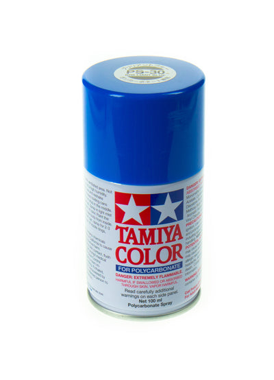 TAMIYA Peinture Lexan PS-30 Bleu Brillant 86030