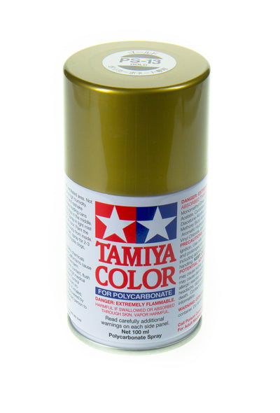 TAMIYA Peinture Lexan PS-13 Or 86013