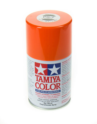 TAMIYA Peinture Lexan Orange PS-7 86007