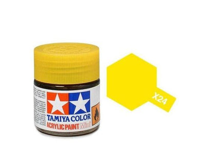 Tamiya Peinture Mini X24 Jaune Transparent Brillant 81524