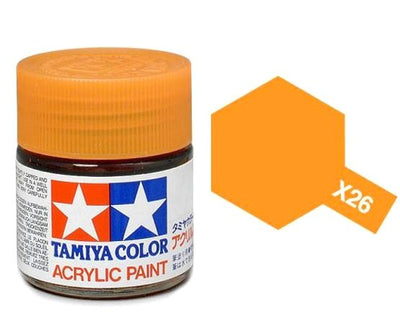 Tamiya Peinture Mini X26 Orange Transparent Brillant 81526