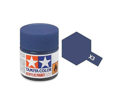 Tamiya Peinture Mini X3 Bleu Royal Brillant 81503