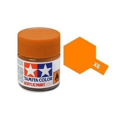 Tamiya Peinture Mini X6 Orange Brillant 81506