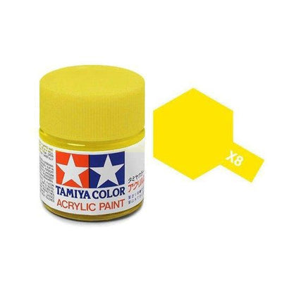 Tamiya Peinture Mini X8 Jaune Citron Brillant 81508