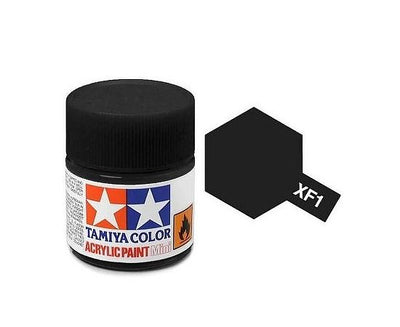 Tamiya Peinture Mini XF1 Noir Mat 81701