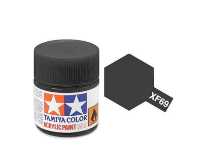 Tamiya Peinture Mini XF69 Noir Otan Mat 81769