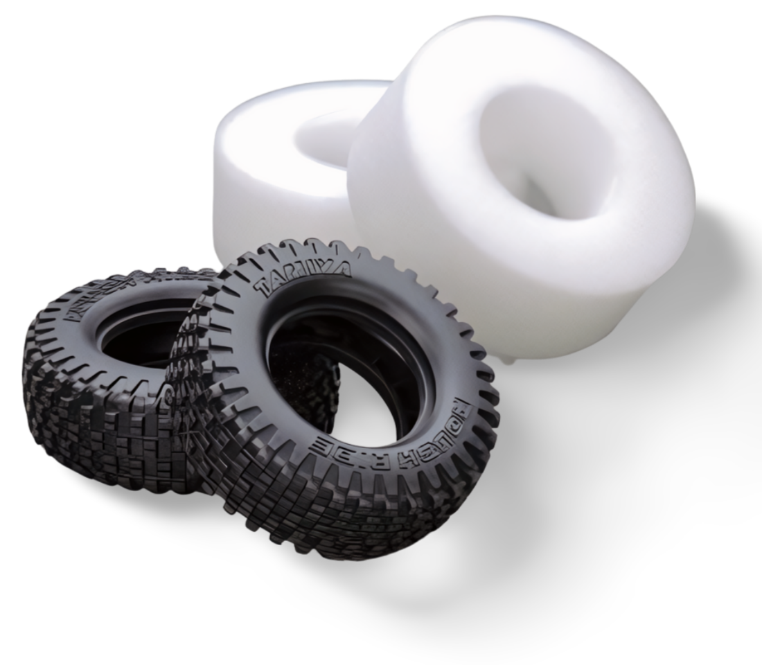 Tamiya Pneus arrière Buggy Champ (x2) 9805049 Tamiya Pneus arrière Buggy Champ (x2) 9805049