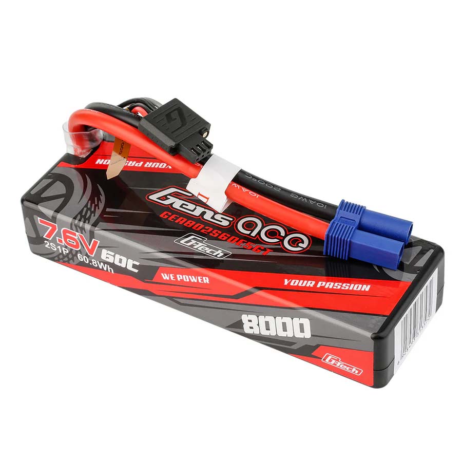 Gens Ace G-Tech lipo akku 7.6v 8000mah 60C EC5 GEA802S60E5GT GEA802S60E5GT