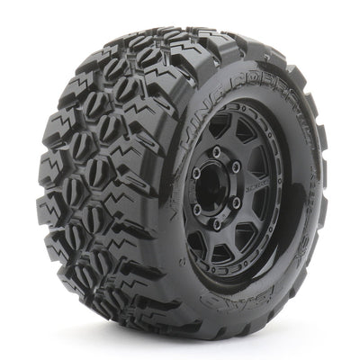 Jetko RC Pneus MT King Cobra + Jantes Noir 2.8" (x2) MT 1/10 JK2802CB