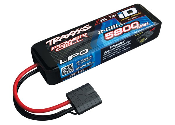 Traxxas Accu lipo 7.4V 25C 5800mah ID 2843X