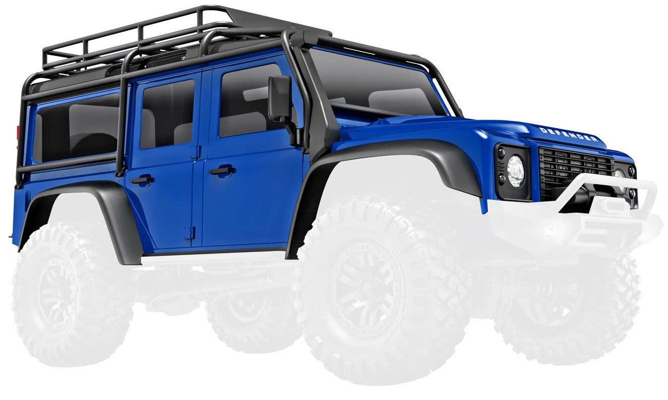 Body Trx-4m Defender Complete Red: 9712-red 1 Traxxas TRX-4M Defender Body  Red - 1/18 Scale Land Rover Body For RC Crawler 9712-Red Red Truck Body