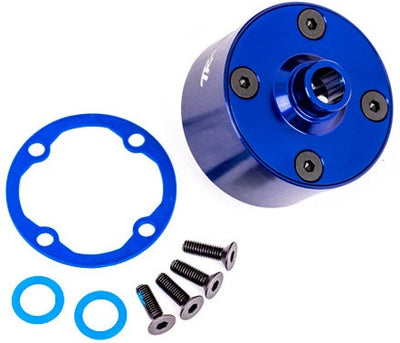 Traxxas Corps de Différentiel Alu Bleu + Joints (4Pcs) Sledge 9581X