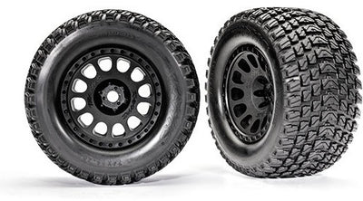 Traxxas Pneus Gravix + Jantes Noir (x2) XRT 7872