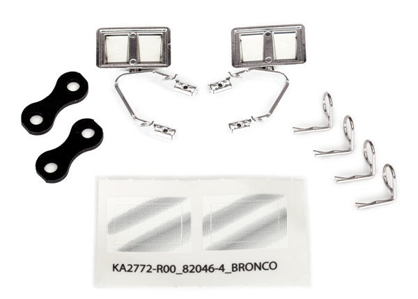 Traxxas TRX8073 Specchietti laterali neri li-re - Ritenute (2) - Cont, 6,56 Traxxas TRX8073 Specchietti laterali neri li-re - Ritenute (2) - Cont, 6,56